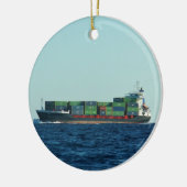 Containerschip Keramisch Ornament (Links)