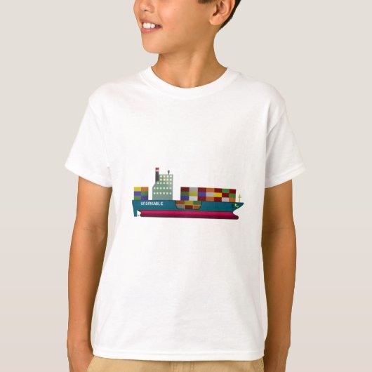 Containerschip T-shirt (Voorkant)