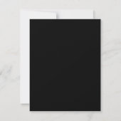 Conte de fées argentée RSVP (noir) (Dos)