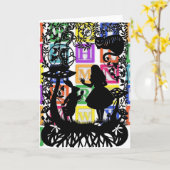 Conte de Fées Classique. Carte Vierge (Fleur jaune)