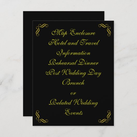 Conte de fées en noir carte de boîtier (Devant / Derrière)