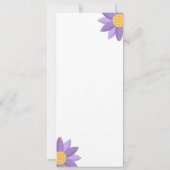 Conte de la forêt enchantée Invitations romains (Dos)