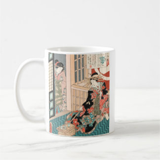 Conte de la tasse Shiratama de courtesan (2 images