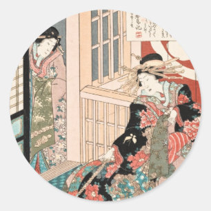 Conte des stickers Shiratama de courtesan