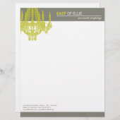 Contemedent Chandelier Letterhead Briefhoofd Sjabloon (Voorkant / Achterkant)