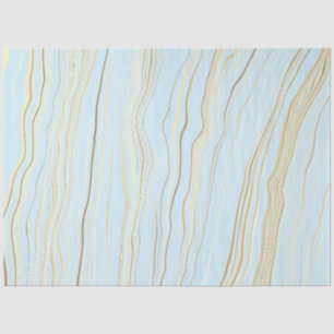 Contemedhedendaags Beachy Blue met Linen-decoupage Tissuepapier