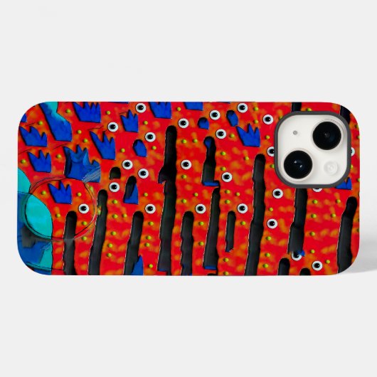 Contement visoog Abstract Case-Mate iPhone Case (Achterkant (horizontaal))