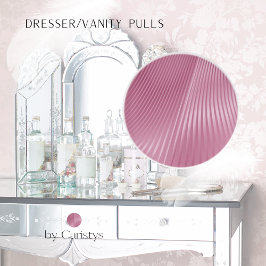 Contemhedendaags gepaasd Seashell Soft Roze Keramische Knop