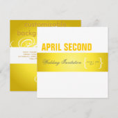 Contemhedendaags + grijs/geel + wit kaart (Voorkant / Achterkant)