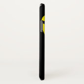 Contemhedendaags modern geel / zwart Case-Mate iPhone case (Achterkant / rechts)