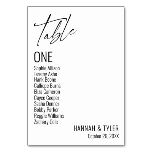 Contemhedendaagse eenvoudige elegante typografie kaart