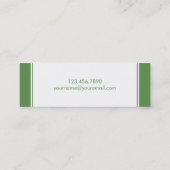 Contemhedendaagse grafische kaart voor roebelen contactkaartje (Achterkant)