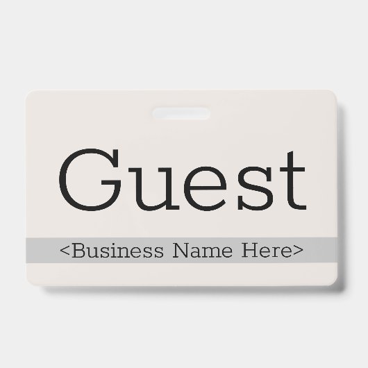Contemhedendaagse "Guest"-badge Badge (Front)