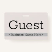 Contemhedendaagse "Guest"-badge Badge (Voorkant)