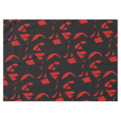 Contemhedendaagse kunst rood/zwart tafelkleed (Voorkant (Horizontaal))