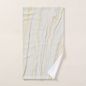 Contemhedendaagse tapes met Linen Pattern Bad Handdoek (Handdoek)