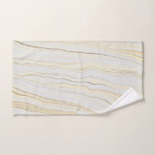 Contemhedendaagse tapes met Linen Pattern Bad Handdoek (Handdoek)