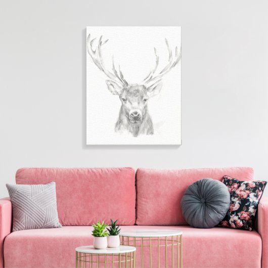 Contemmodern Elk Sketch Canvas Afdruk (Insitu (Woonkamer))
