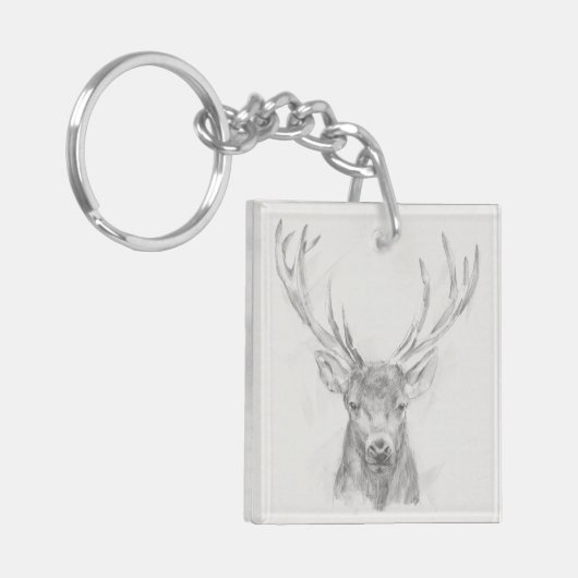 Contemmodern Elk Sketch Sleutelhanger (Voorkant Links)