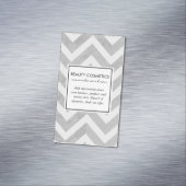 Contemmodern Gray Chevron Magnetisch Visitekaartje (Voorbeeld)