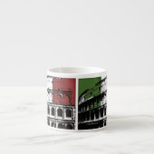 Contemmodern Roman Coliseum Silhouette Espresso Kop (Voorkant)