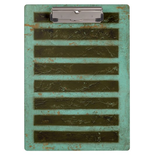 Contemmodern Turquoise Air Grate Klembord (Voorkant)