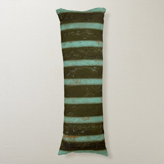 Contemmodern Turquoise Air Grate Lichaamskussen (Voorkant Verticaal)
