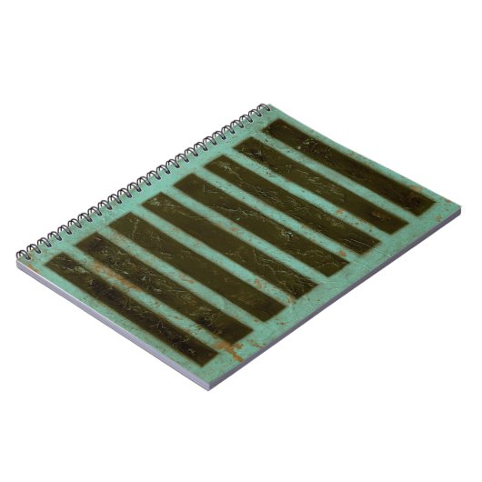 Contemmodern Turquoise Air Grate Notitieboek (Linkerzijde)