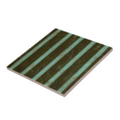 Contemmodern Turquoise Air Grate Tegeltje (Zijkant)