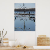 Contemplatie van reflectie poster (Keuken)