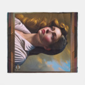 Contemplating The Future AI Concept Art van Xzendo Fleece Deken (Voorkant (Horizontaal))