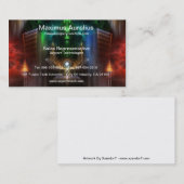 Contempler Oz Carte de visite d'art fractal (Devant / Derrière)