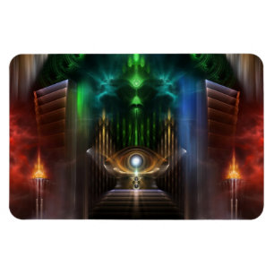 Contempler Oz Fractal Art Magnet flexible