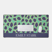 Contemporain Abstrait Personnalisé Nom de bureau M (Clavier et souris)