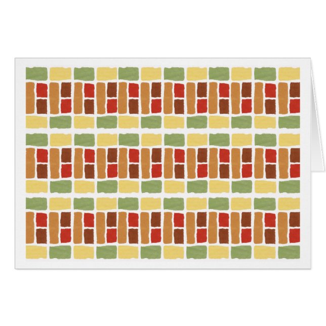 Contemporain géométrique, carte générique vierge (Devant horizontal)
