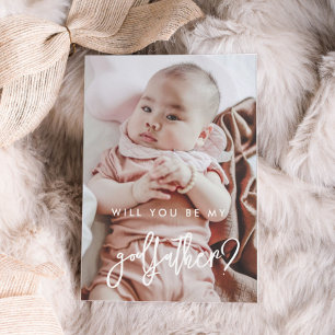 Contemporain moderne Parrain proposition carte pho