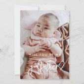 Contemporain moderne Parrain proposition carte pho (Devant)