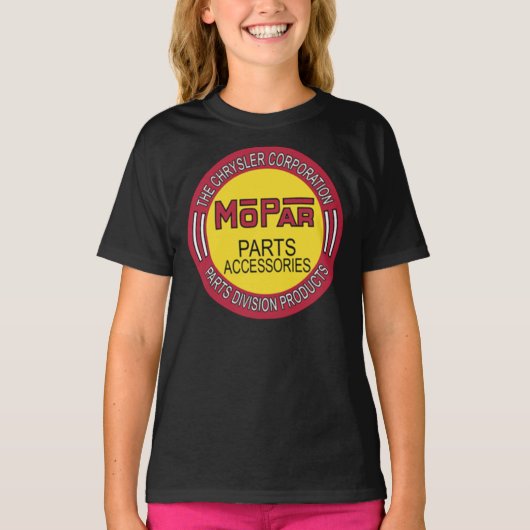 Contemporain Mopar Logo Design Classic T-Shirt (Devant)