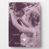 Contemporary Anniversary Plaque with Table Easel S (Devant)