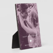 Contemporary Anniversary Plaque with Table Easel S (Côté)