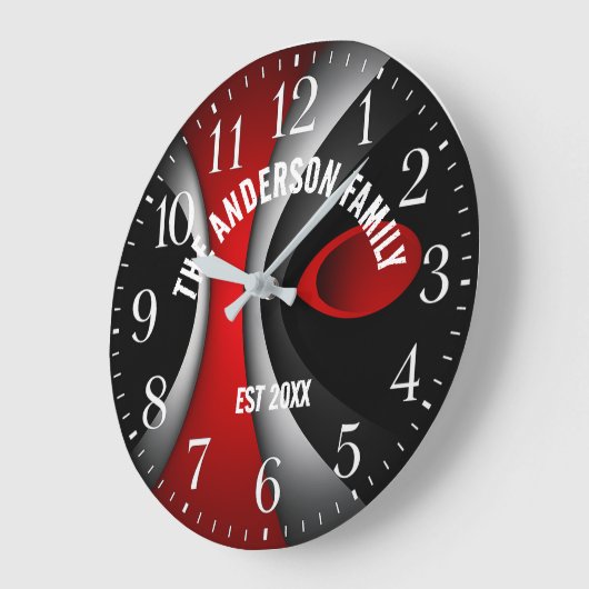  Contemporary art Modern abstract red white black Grote Klok (Hoek)