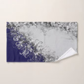  Contemporary Blue Grey Towel Set Bad Handdoek (Handdoek)