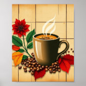 Contemporary Café Wall  Poster (Voorkant)