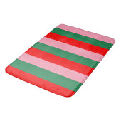 Contemporary Christmas Stripes  Badmat (Gekanteld)