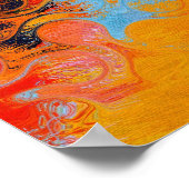 Contemporary Colorful Abstract Poster (Hoek)