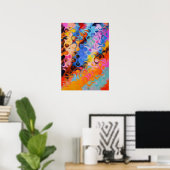Contemporary Colorful Abstract Poster (Thuiskantoor)