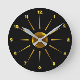 Contemporary Designer Wall Clock Ronde Klok
