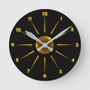 Contemporary Designer Wall Clock Ronde Klok