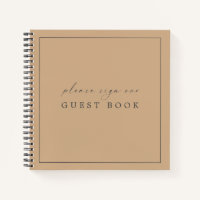 Contemporary Elegant livre d'hôtes pour Mariage