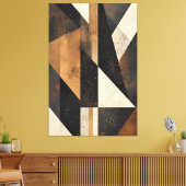Contemporary Geometric Harmony Canvas Afdruk (Insitu (Woonkamer))